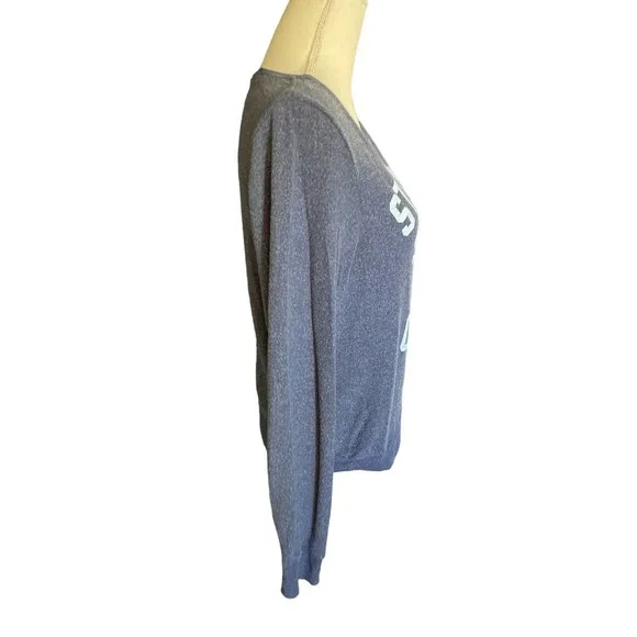 Wildfox Womens Stop And Smell The Ocean Sweatshirt Long Sleeve Size XS Black - Picture 4 of 5